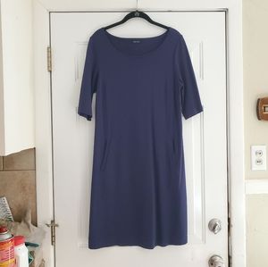 Brass Clothing A-Line Navy Dress
